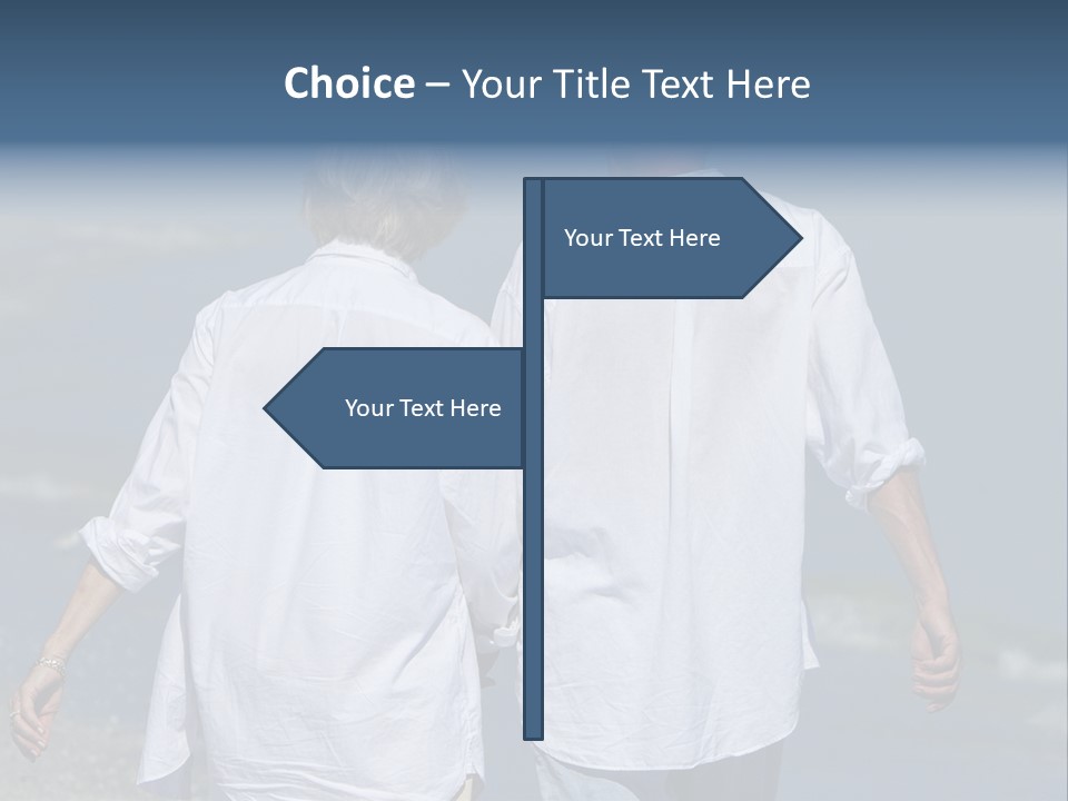 Barefoot Relaxation Retirement PowerPoint Template