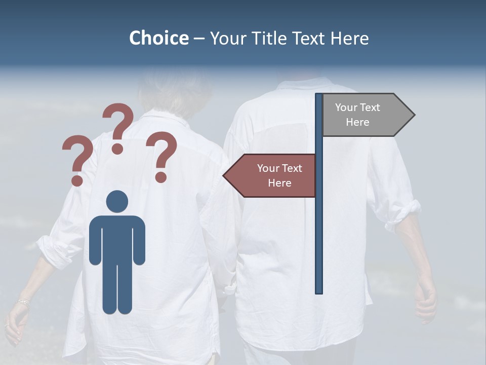 Barefoot Relaxation Retirement PowerPoint Template