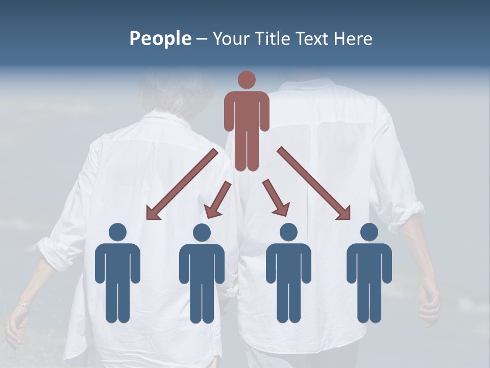 Barefoot Relaxation Retirement PowerPoint Template