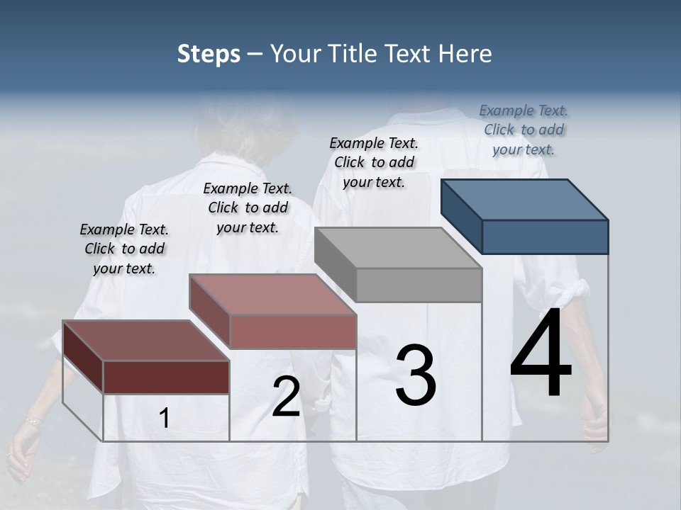 Barefoot Relaxation Retirement PowerPoint Template