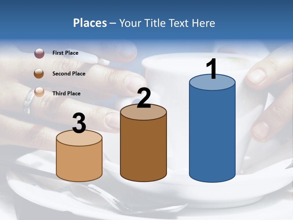 Sexy Outdoor Cappuccino PowerPoint Template