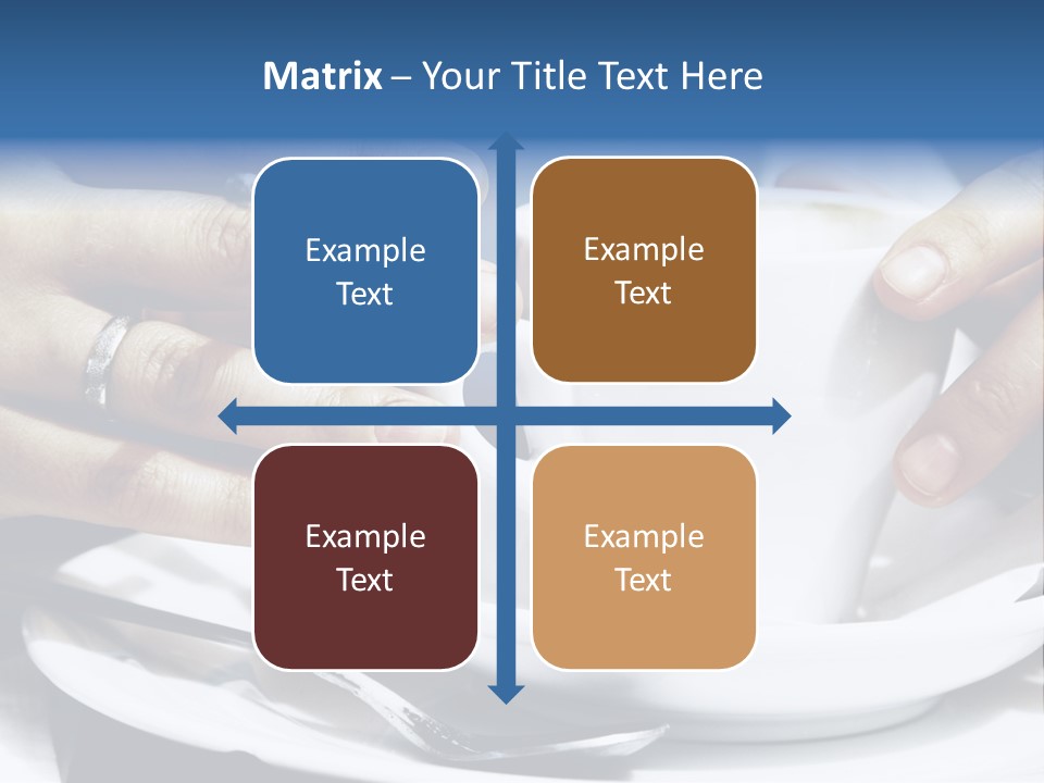 Sexy Outdoor Cappuccino PowerPoint Template