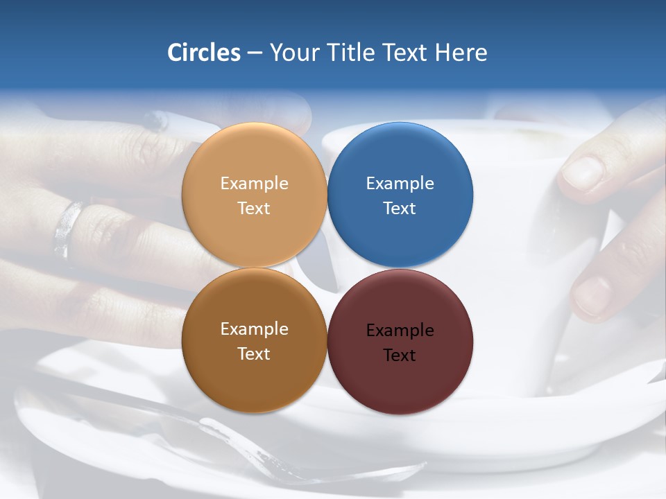 Sexy Outdoor Cappuccino PowerPoint Template