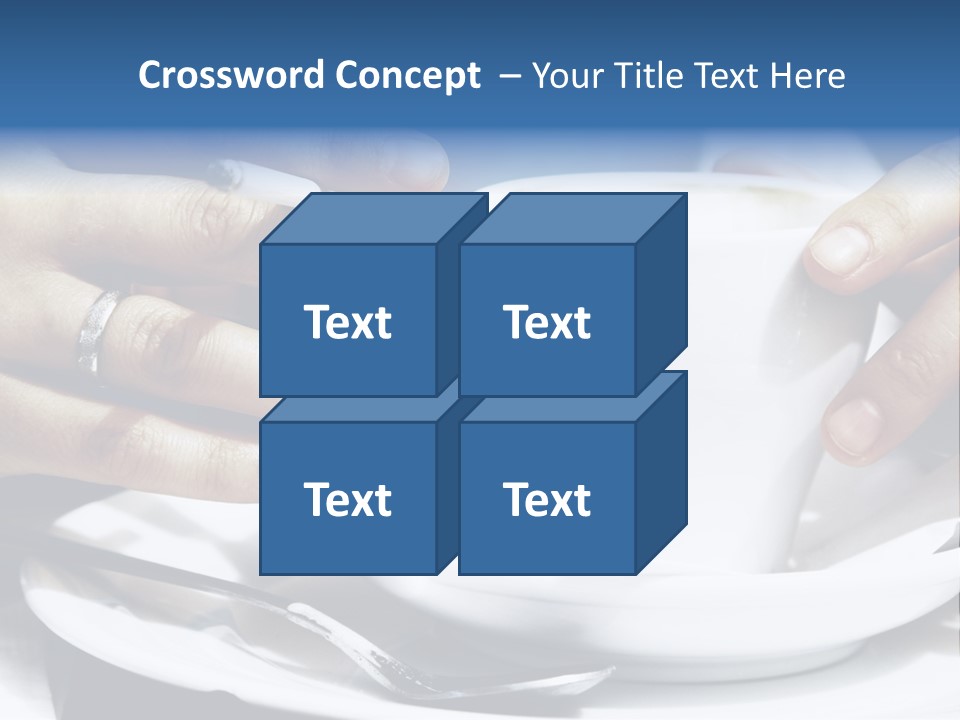 Sexy Outdoor Cappuccino PowerPoint Template