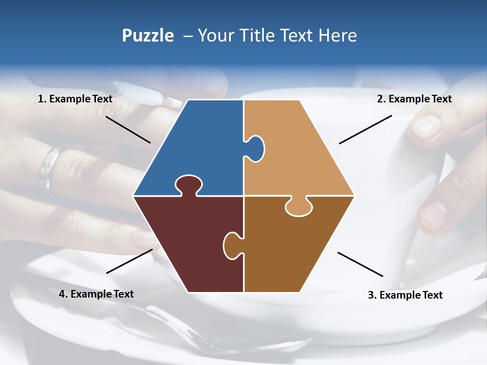 Sexy Outdoor Cappuccino PowerPoint Template