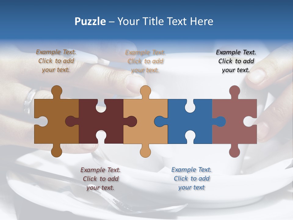 Sexy Outdoor Cappuccino PowerPoint Template