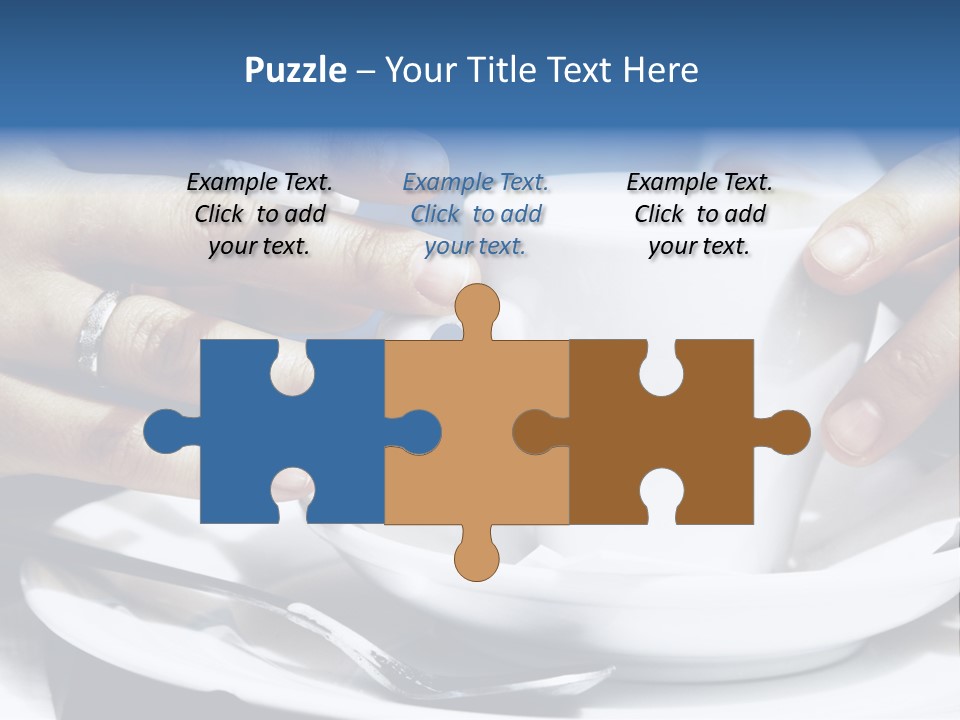 Sexy Outdoor Cappuccino PowerPoint Template