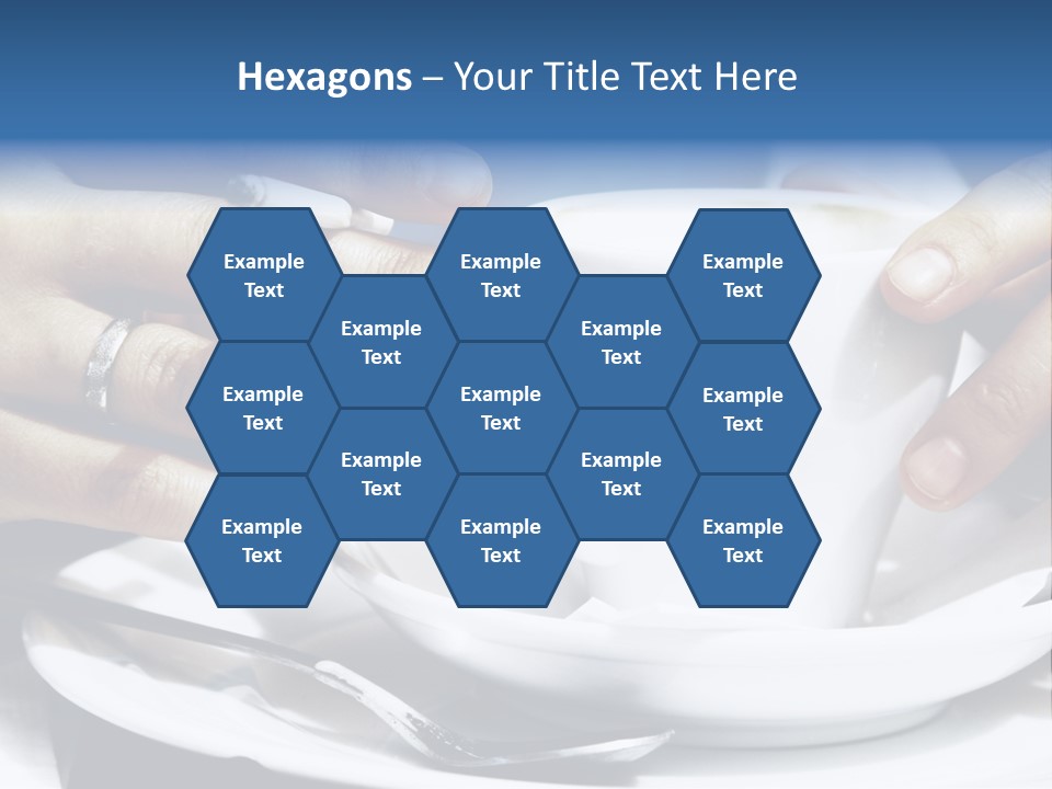 Sexy Outdoor Cappuccino PowerPoint Template