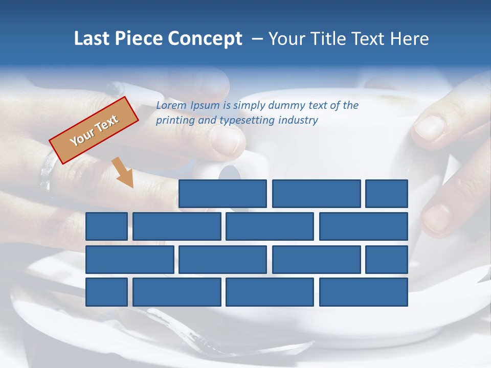 Sexy Outdoor Cappuccino PowerPoint Template