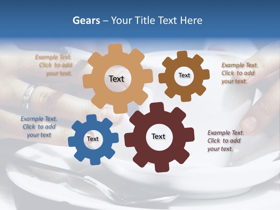 Sexy Outdoor Cappuccino PowerPoint Template