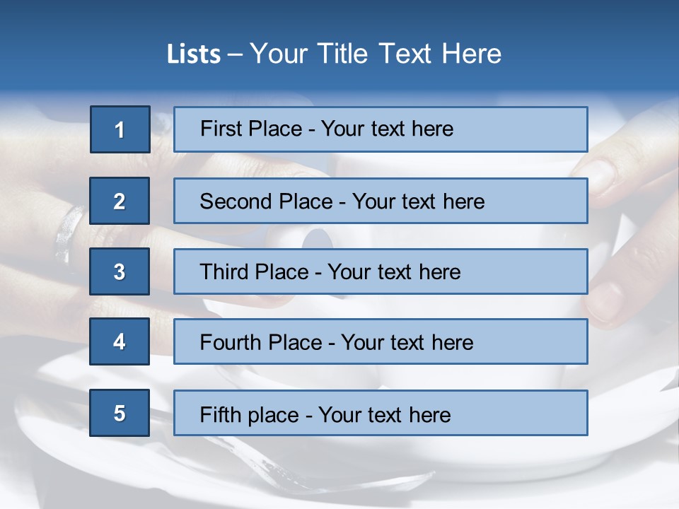 Sexy Outdoor Cappuccino PowerPoint Template