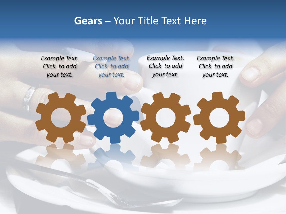 Sexy Outdoor Cappuccino PowerPoint Template