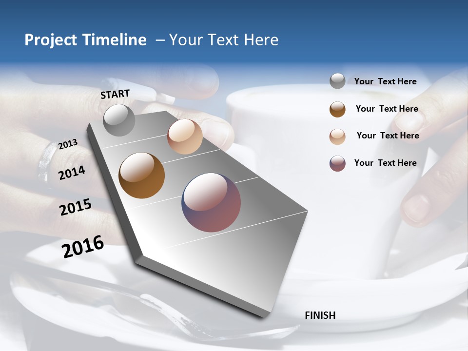 Sexy Outdoor Cappuccino PowerPoint Template