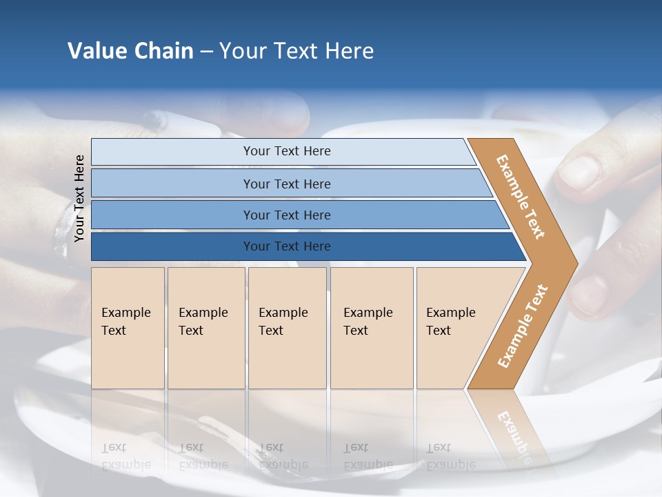 Sexy Outdoor Cappuccino PowerPoint Template