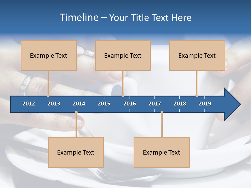 Sexy Outdoor Cappuccino PowerPoint Template