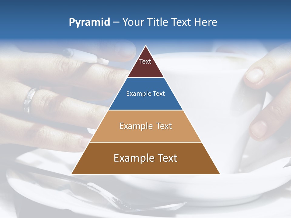 Sexy Outdoor Cappuccino PowerPoint Template