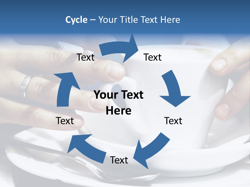 Sexy Outdoor Cappuccino PowerPoint Template