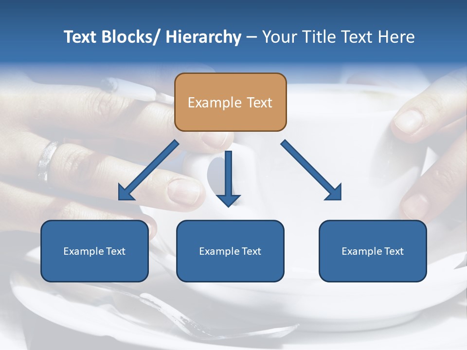 Sexy Outdoor Cappuccino PowerPoint Template