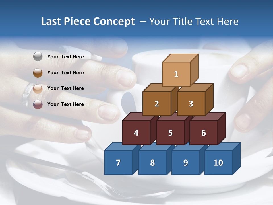 Sexy Outdoor Cappuccino PowerPoint Template