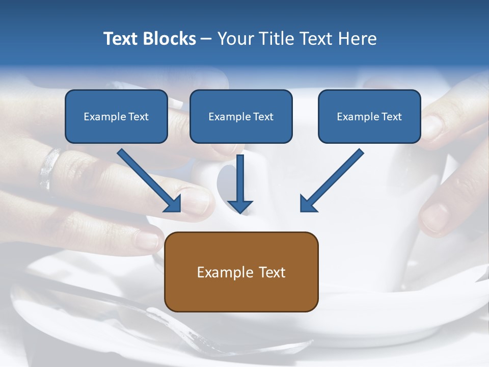 Sexy Outdoor Cappuccino PowerPoint Template