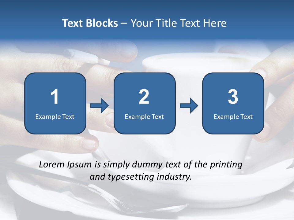 Sexy Outdoor Cappuccino PowerPoint Template