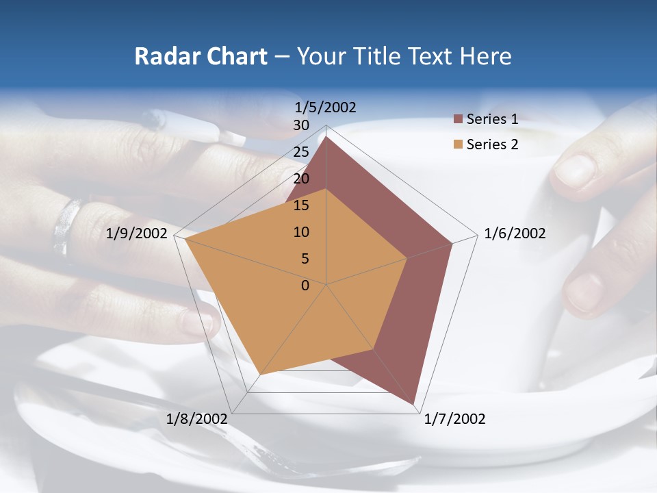 Sexy Outdoor Cappuccino PowerPoint Template