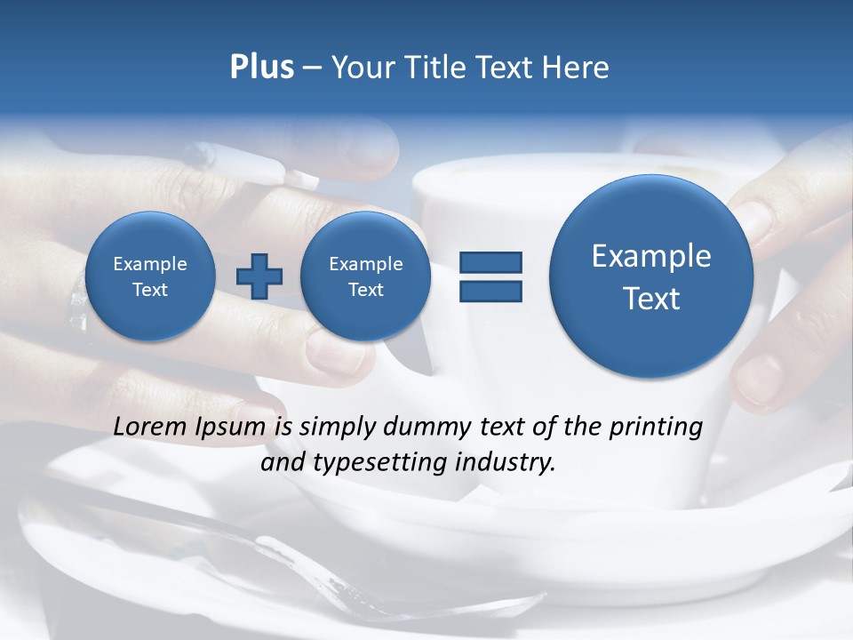 Sexy Outdoor Cappuccino PowerPoint Template