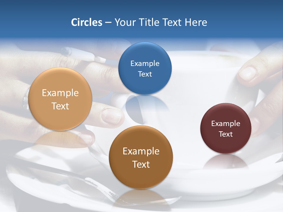 Sexy Outdoor Cappuccino PowerPoint Template