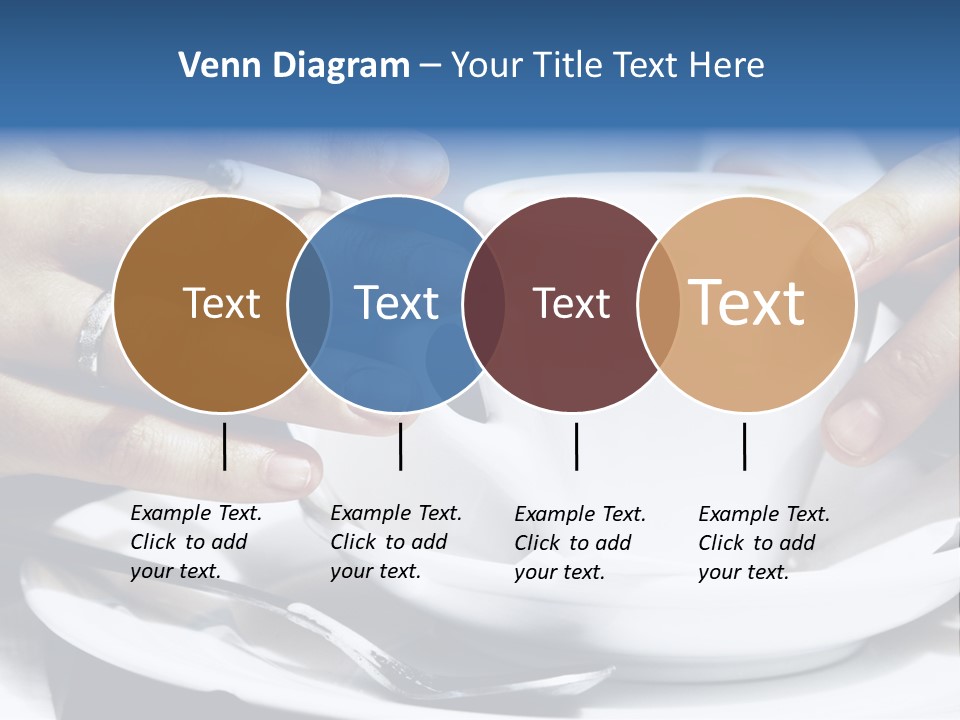 Sexy Outdoor Cappuccino PowerPoint Template