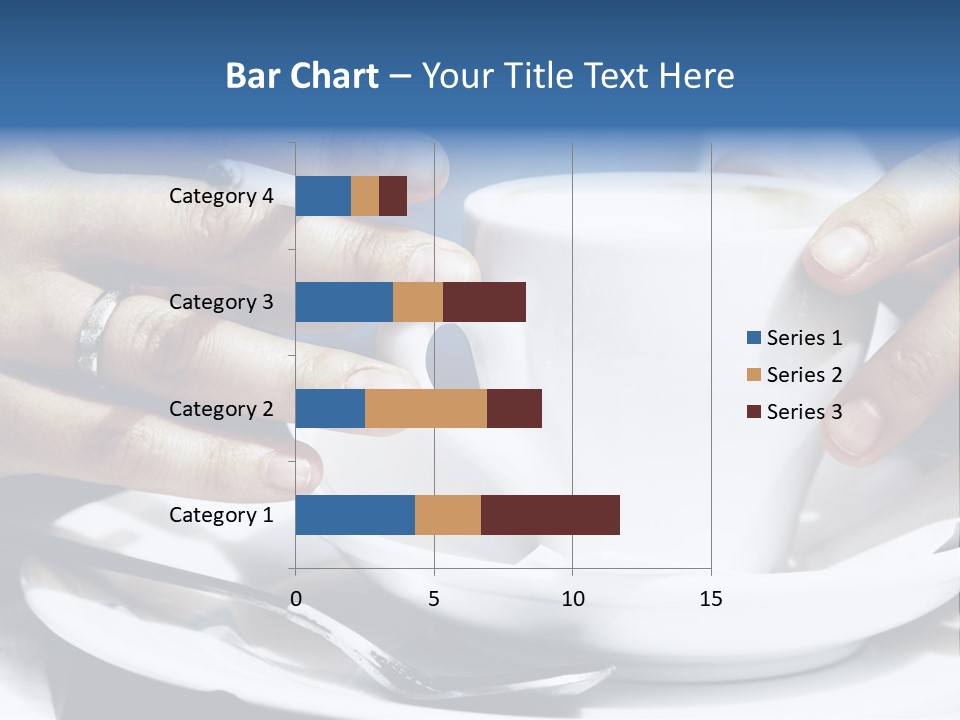 Sexy Outdoor Cappuccino PowerPoint Template