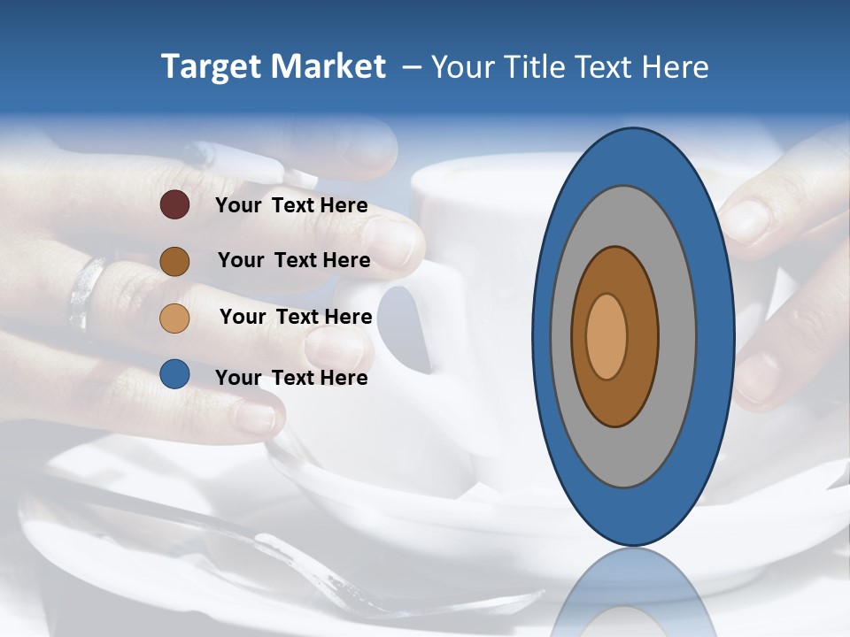 Sexy Outdoor Cappuccino PowerPoint Template