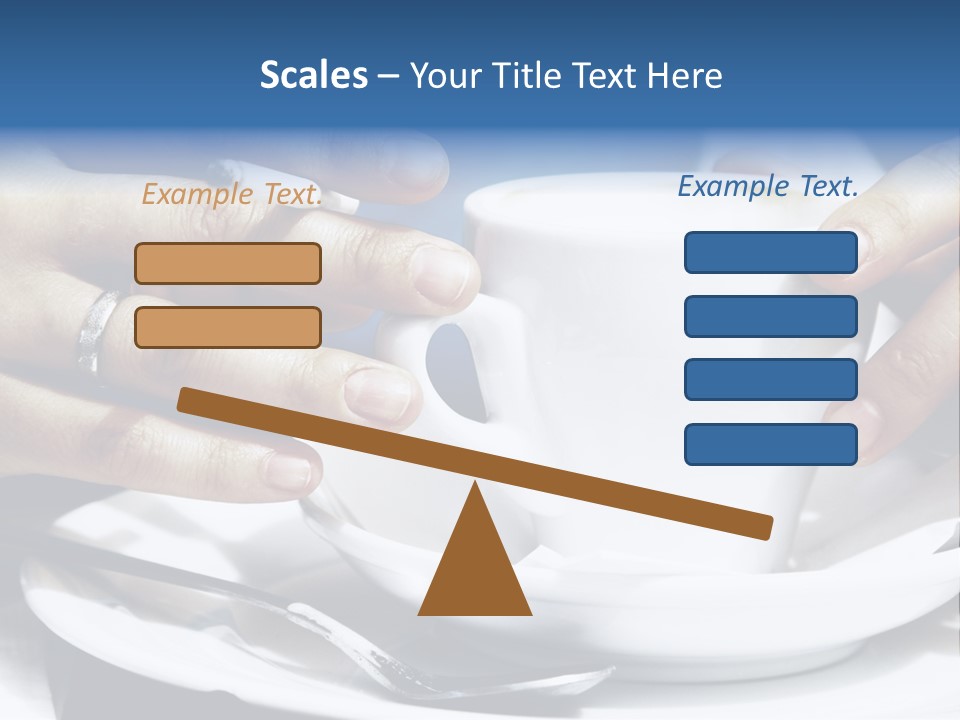 Sexy Outdoor Cappuccino PowerPoint Template