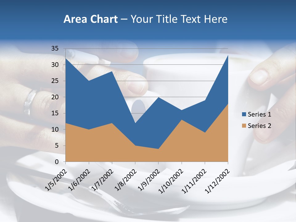 Sexy Outdoor Cappuccino PowerPoint Template
