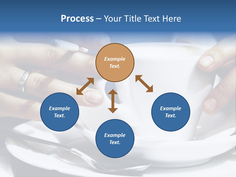 Sexy Outdoor Cappuccino PowerPoint Template