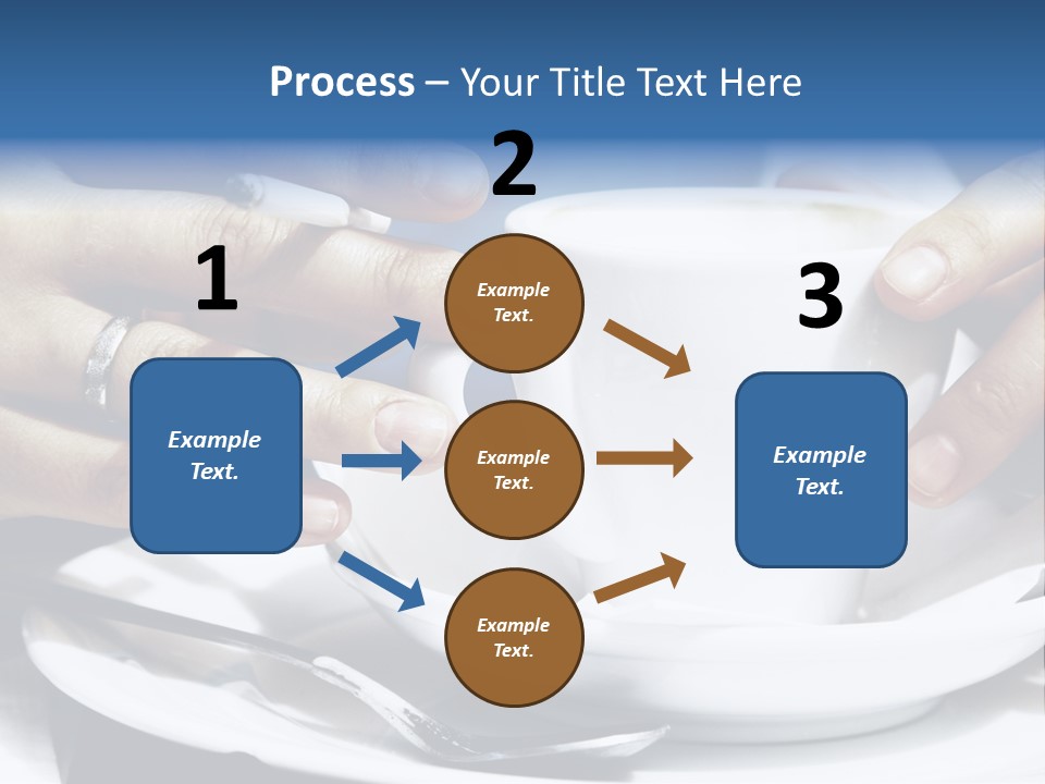 Sexy Outdoor Cappuccino PowerPoint Template