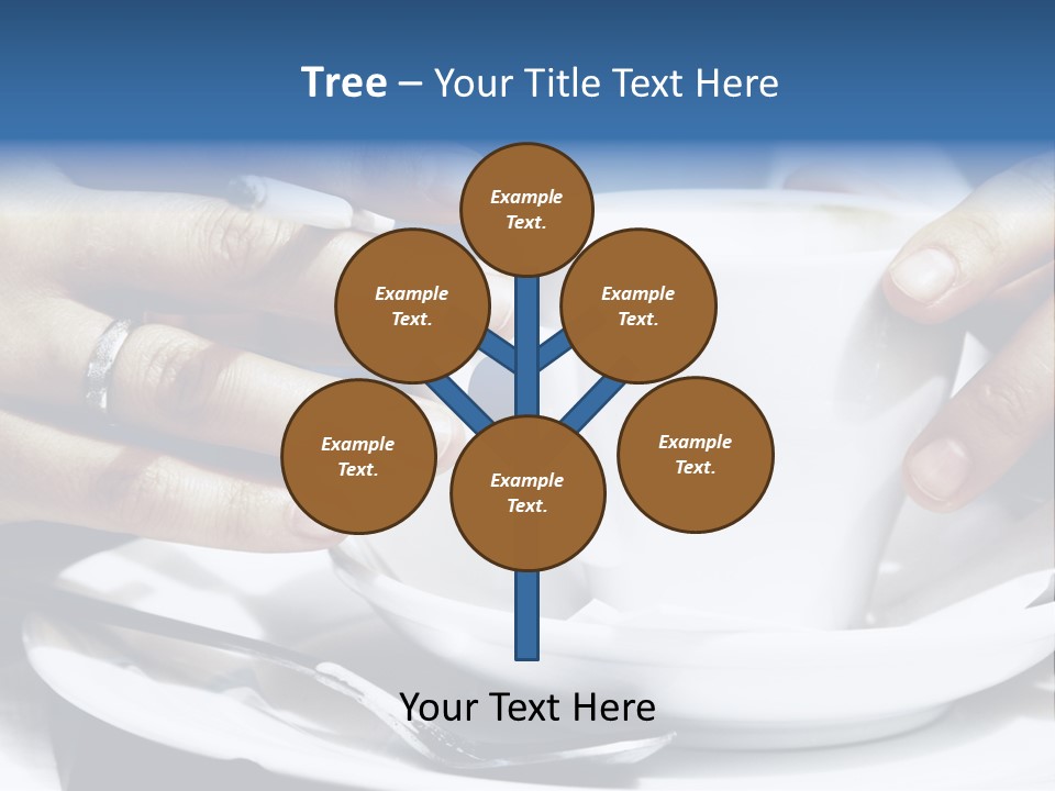 Sexy Outdoor Cappuccino PowerPoint Template