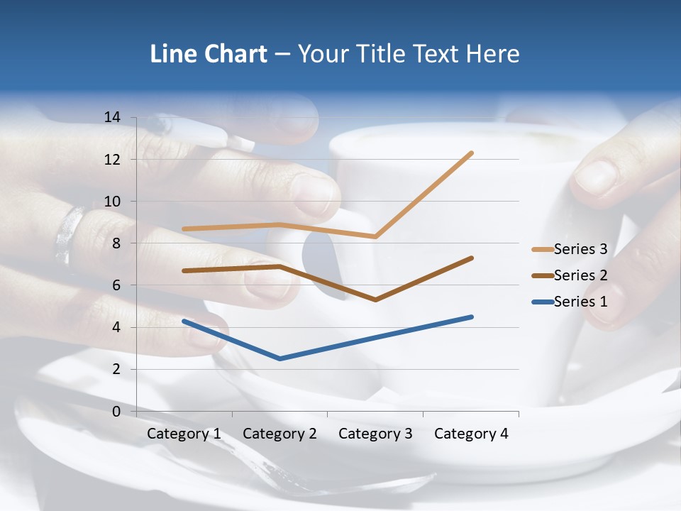 Sexy Outdoor Cappuccino PowerPoint Template