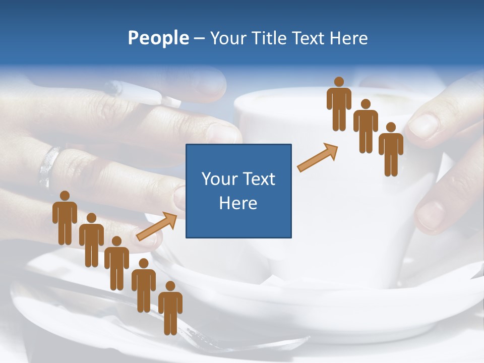 Sexy Outdoor Cappuccino PowerPoint Template