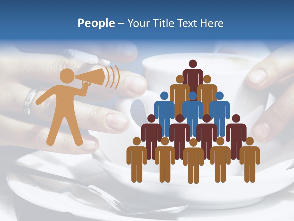 Sexy Outdoor Cappuccino PowerPoint Template