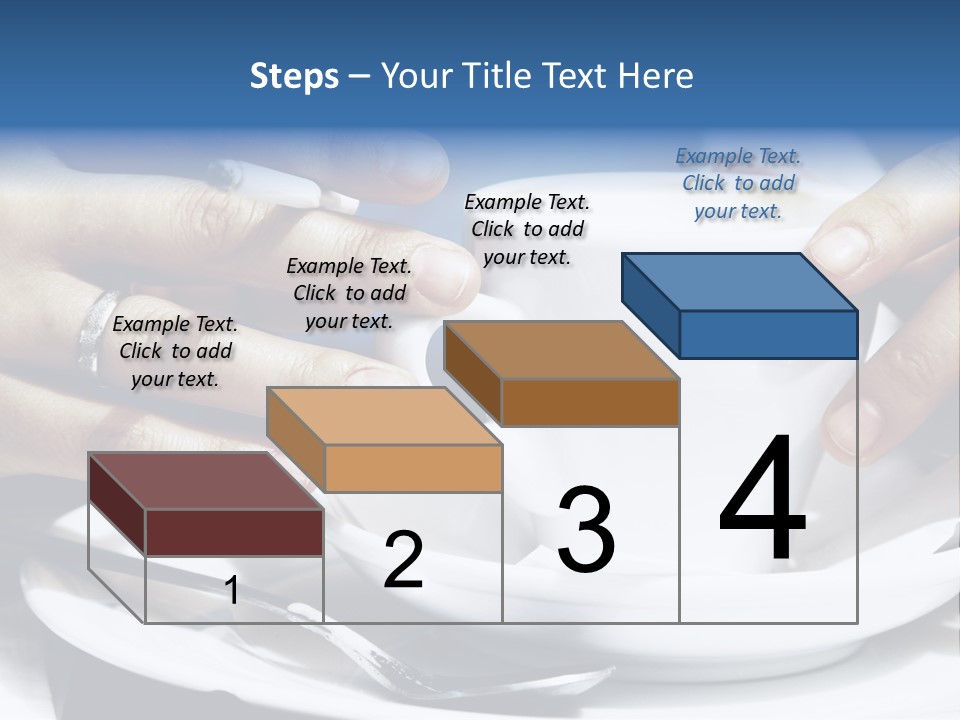 Sexy Outdoor Cappuccino PowerPoint Template