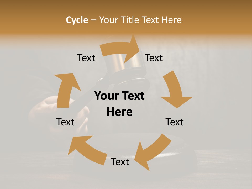 Jurisdiction Trial Wooden PowerPoint Template