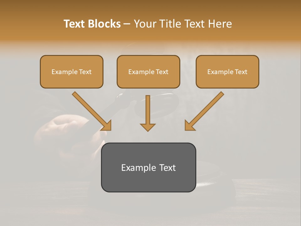 Jurisdiction Trial Wooden PowerPoint Template