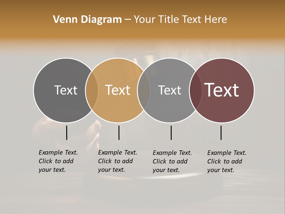 Jurisdiction Trial Wooden PowerPoint Template