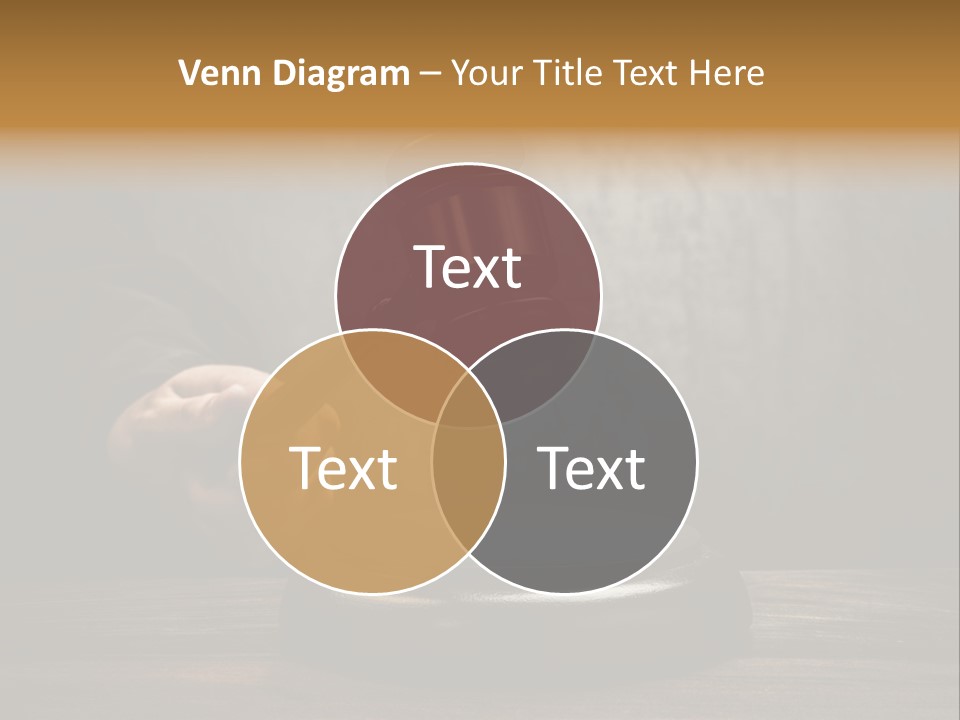 Jurisdiction Trial Wooden PowerPoint Template
