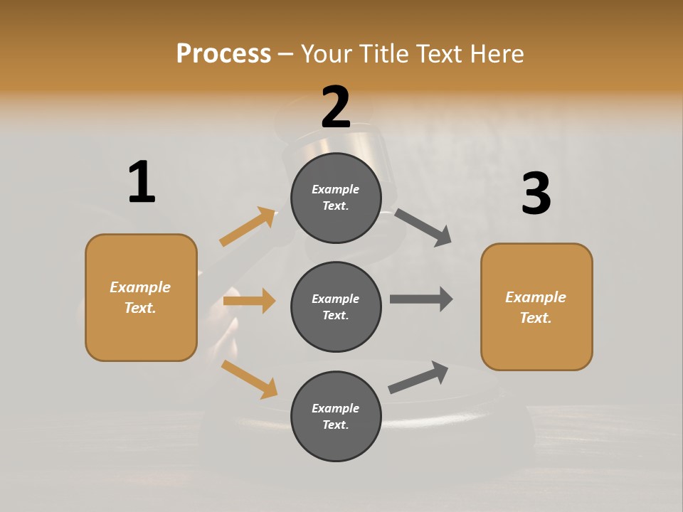 Jurisdiction Trial Wooden PowerPoint Template