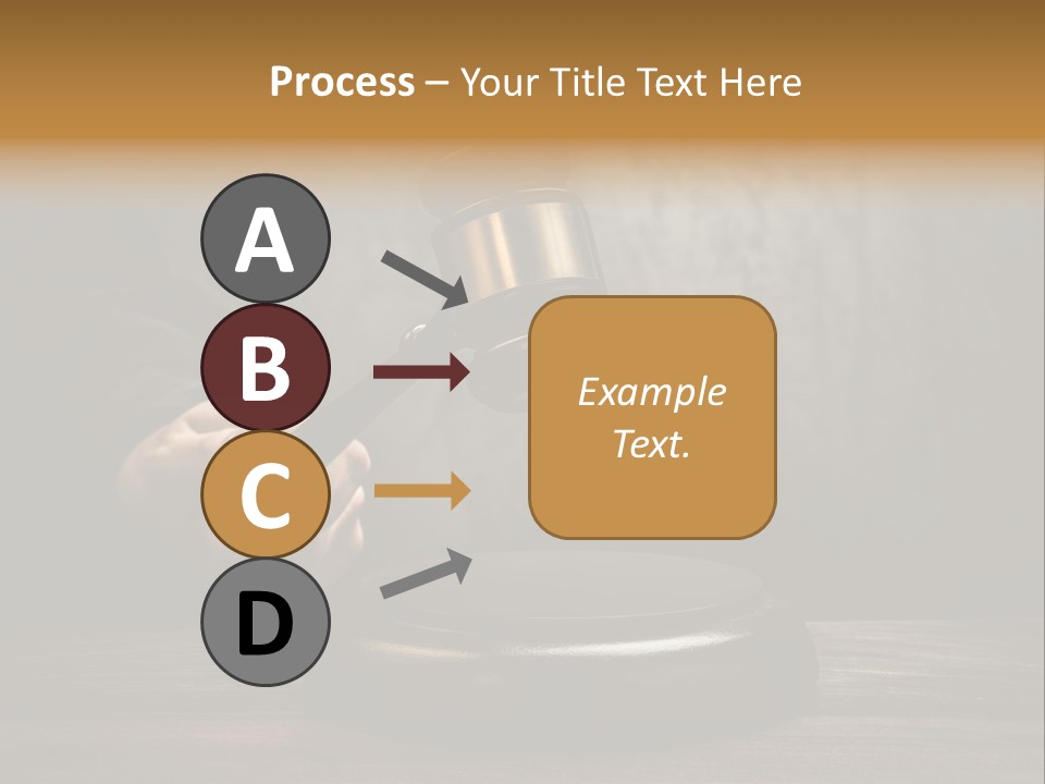 Jurisdiction Trial Wooden PowerPoint Template