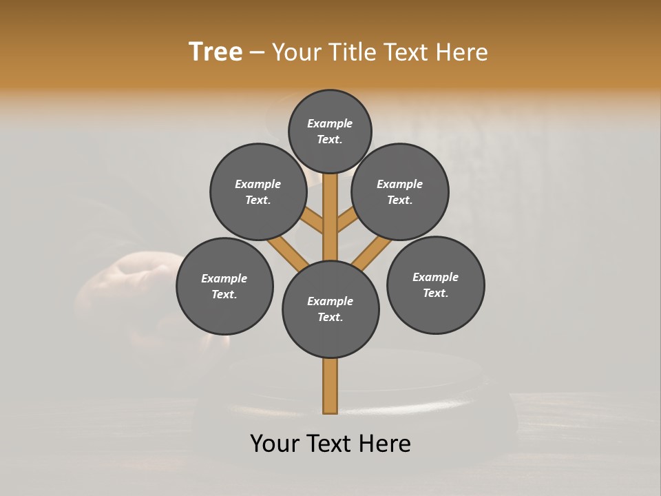 Jurisdiction Trial Wooden PowerPoint Template