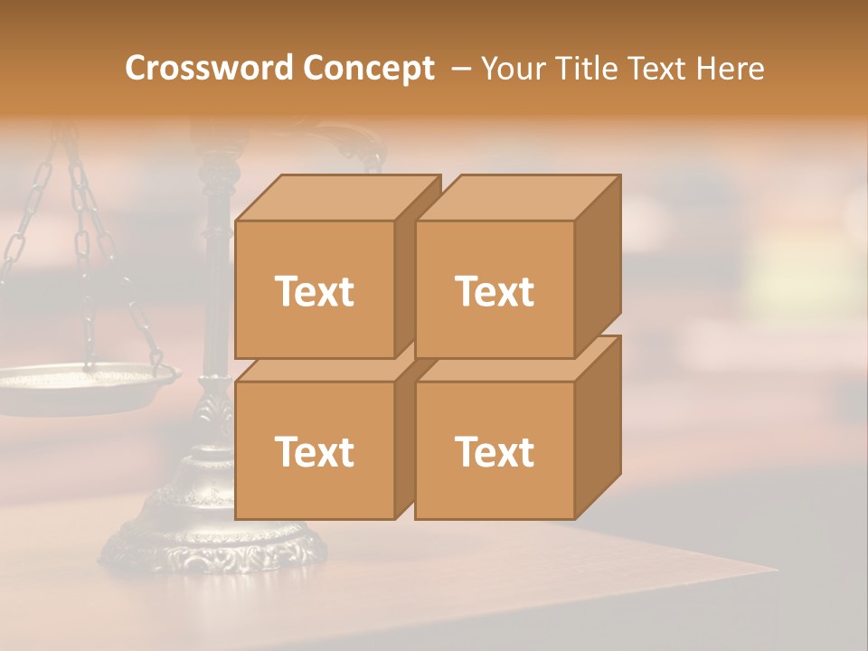 Litigation Concept Authority PowerPoint Template