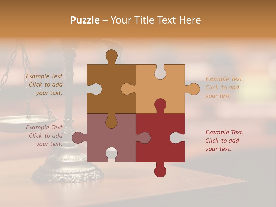 Litigation Concept Authority PowerPoint Template