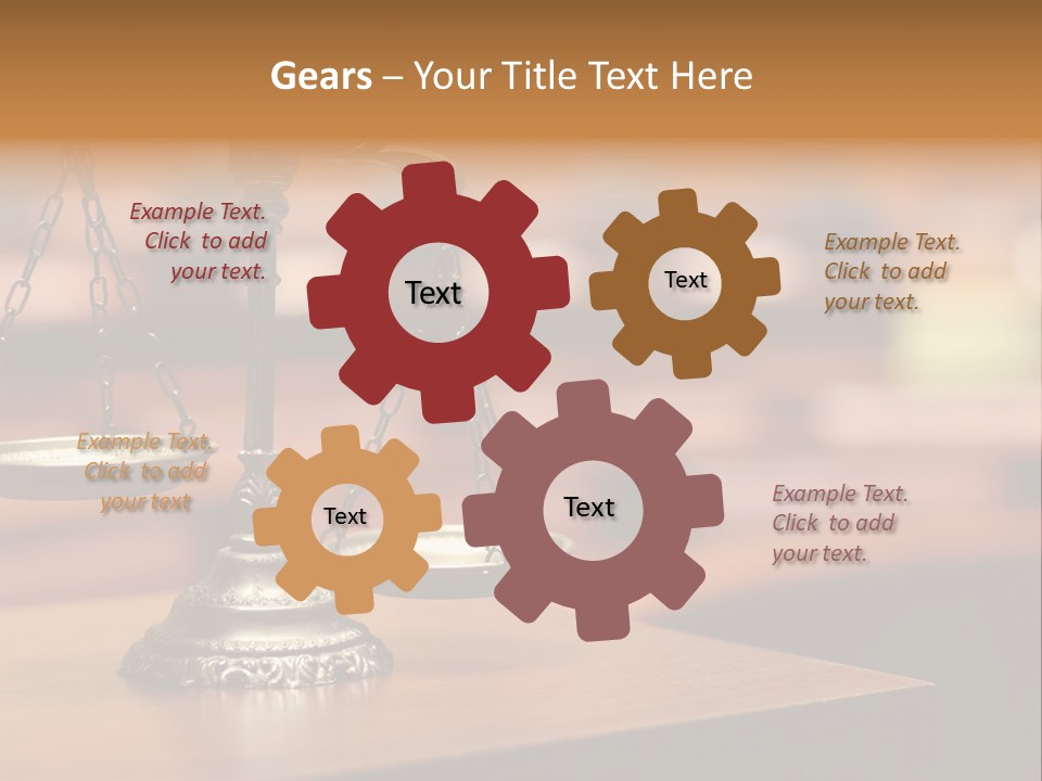 Litigation Concept Authority PowerPoint Template